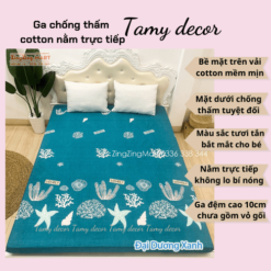 Alternative view of Ga chống thấm cotton ngăn ướt tuyệt đối TamyDecor