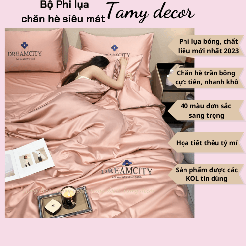 Bộ chăn ga phi lụa trơn nhà TamyDecor sang trọng 40 màu nhập khẩu » TamyDecor - Chăn ga gối đệm Bộ chăn ga phi lụa trơn nhà TamyDecor sang trọng 40 màu nhập khẩu - Ảnh 20