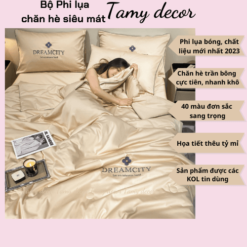 Bộ chăn ga phi lụa trơn nhà TamyDecor sang trọng 40 màu nhập khẩu » TamyDecor - Chăn ga gối đệm 20 7 » TamyDecor - Chăn ga gối đệm