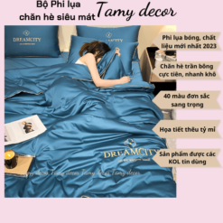 Bộ chăn ga phi lụa trơn nhà TamyDecor sang trọng 40 màu nhập khẩu » TamyDecor - Chăn ga gối đệm 22 7 » TamyDecor - Chăn ga gối đệm