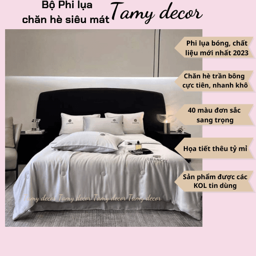 Bộ chăn ga phi lụa trơn nhà TamyDecor sang trọng 40 màu nhập khẩu » TamyDecor - Chăn ga gối đệm Bộ chăn ga phi lụa trơn nhà TamyDecor sang trọng 40 màu nhập khẩu - Ảnh 24