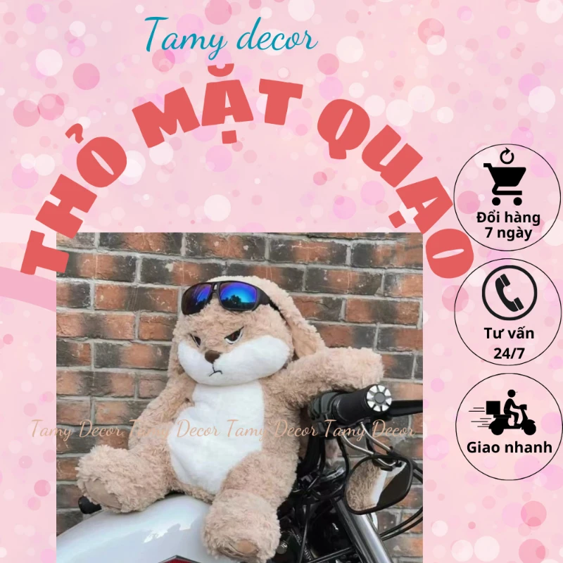 Gấu bông thỏ mặt quạo tai dài thỏ tức giận Tamy Decor » TamyDecor - Chăn ga gối đệm Gấu bông thỏ mặt quạo tai dài thỏ tức giận Tamy Decor - Ảnh 2