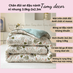 Chăn đông đũi sơ đậu nành nặng 3kg TamyDecor » TamyDecor - Chăn ga gối đệm 254 » TamyDecor - Chăn ga gối đệm