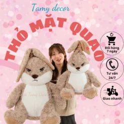 Gấu bông thỏ mặt quạo tai dài thỏ tức giận Tamy Decor » TamyDecor - Chăn ga gối đệm 26 » TamyDecor - Chăn ga gối đệm