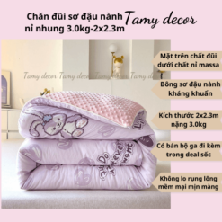 Chăn đông đũi sơ đậu nành nặng 3kg TamyDecor » TamyDecor - Chăn ga gối đệm 265 » TamyDecor - Chăn ga gối đệm