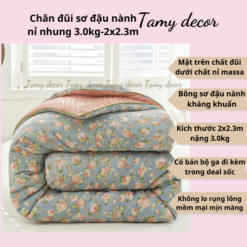 Chăn đông đũi sơ đậu nành nặng 3kg TamyDecor » TamyDecor - Chăn ga gối đệm 267 » TamyDecor - Chăn ga gối đệm