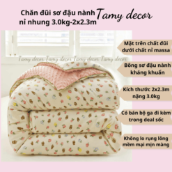 Chăn đông đũi sơ đậu nành nặng 3kg TamyDecor » TamyDecor - Chăn ga gối đệm 268 » TamyDecor - Chăn ga gối đệm