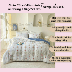 Chăn đông đũi sơ đậu nành nặng 3kg TamyDecor » TamyDecor - Chăn ga gối đệm 269 » TamyDecor - Chăn ga gối đệm
