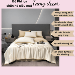 Bộ chăn ga phi lụa trơn nhà TamyDecor sang trọng 40 màu nhập khẩu » TamyDecor - Chăn ga gối đệm 28 4 » TamyDecor - Chăn ga gối đệm