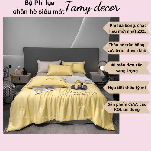 Bộ chăn ga phi lụa trơn nhà TamyDecor sang trọng 40 màu nhập khẩu » TamyDecor - Chăn ga gối đệm Bộ chăn ga phi lụa trơn nhà TamyDecor sang trọng 40 màu nhập khẩu - Ảnh 41