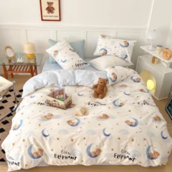 Alternative view of Bộ Chăn Ga Gối Cotton 100% Hình Con Vật TamyDecor