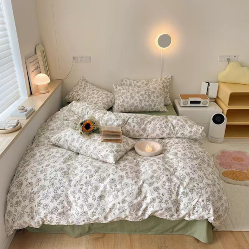 Bộ Chăn Ga Gối Cotton 100% Hình Hoa Lá TamyDecor » TamyDecor - Chăn ga gối đệm Bộ Chăn Ga Gối Cotton 100% Hình Hoa Lá TamyDecor - Ảnh 3