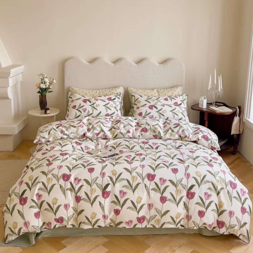 Bộ Chăn Ga Gối Cotton 100% Hình Hoa Lá TamyDecor » TamyDecor - Chăn ga gối đệm Bộ Chăn Ga Gối Cotton 100% Hình Hoa Lá TamyDecor - Ảnh 5