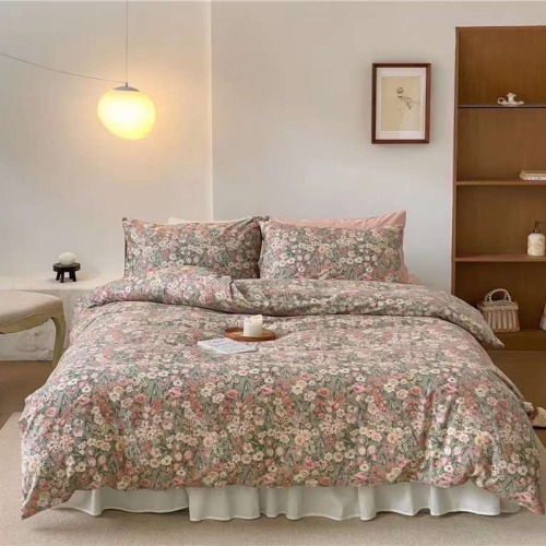 Bộ Chăn Ga Gối Cotton 100% Hình Hoa Lá TamyDecor » TamyDecor - Chăn ga gối đệm Bộ Chăn Ga Gối Cotton 100% Hình Hoa Lá TamyDecor - Ảnh 4