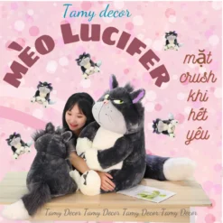Gấu bông mèo Lucifer mặt quạo cao cấp Tamy Decor » TamyDecor - Chăn ga gối đệm gaubong 17 » TamyDecor - Chăn ga gối đệm