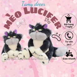 Gấu bông mèo Lucifer mặt quạo cao cấp Tamy Decor » TamyDecor - Chăn ga gối đệm gaubong 3 » TamyDecor - Chăn ga gối đệm