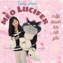 Gấu bông mèo Lucifer mặt quạo cao cấp Tamy Decor » TamyDecor - Chăn ga gối đệm gaubong 5 » TamyDecor - Chăn ga gối đệm