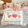 Set chăn ga nỉ tuyết hoạt hình Tamy Decor