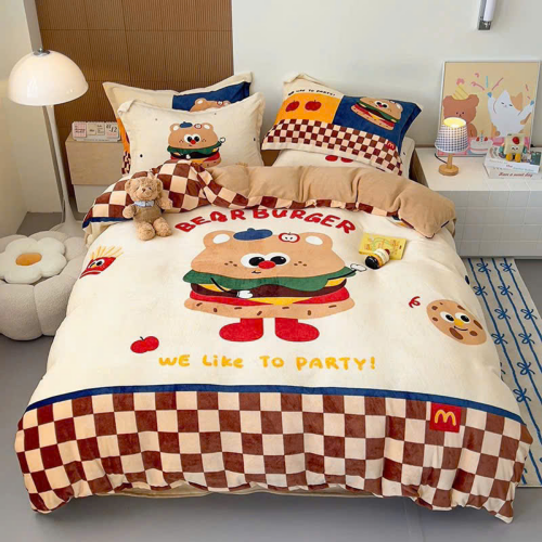 Set chăn ga nỉ tuyết hoạt hình Tamy Decor » TamyDecor - Chăn ga gối đệm Set chăn ga nỉ tuyết hoạt hình Tamy Decor - Ảnh 8