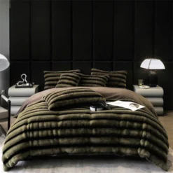 Bộ chăn ga nỉ nhung sọc Tamy Bedding » TamyDecor - Chăn ga gối đệm ni3 » TamyDecor - Chăn ga gối đệm