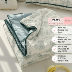 Chăn hè cotton icy trần bông Tamy Decor