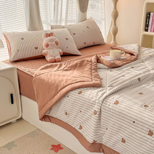 Bộ chăn ga cotton đũi trần bông 2025 Tamy decor » TamyDecor - Chăn ga gối đệm Bộ chăn ga cotton đũi trần bông 2025 Tamy decor - Ảnh 3