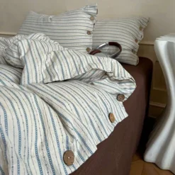 Bộ chăn ga gối chất cotton đũi kẻ có khuy Tamy bedding » TamyDecor - Chăn ga gối đệm duikhuy11 » TamyDecor - Chăn ga gối đệm